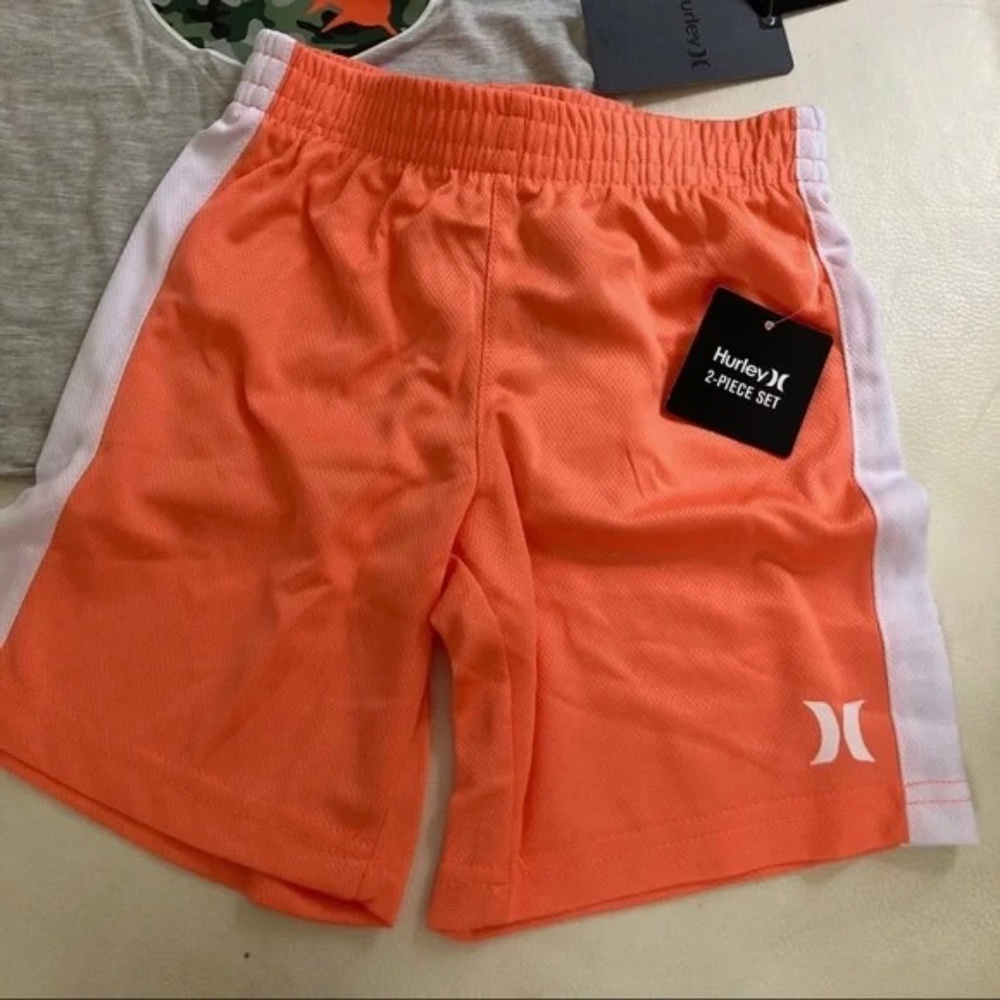 Hurley Camouflage Orange Shorts top set super cool 5110 - Picture 3 of 9